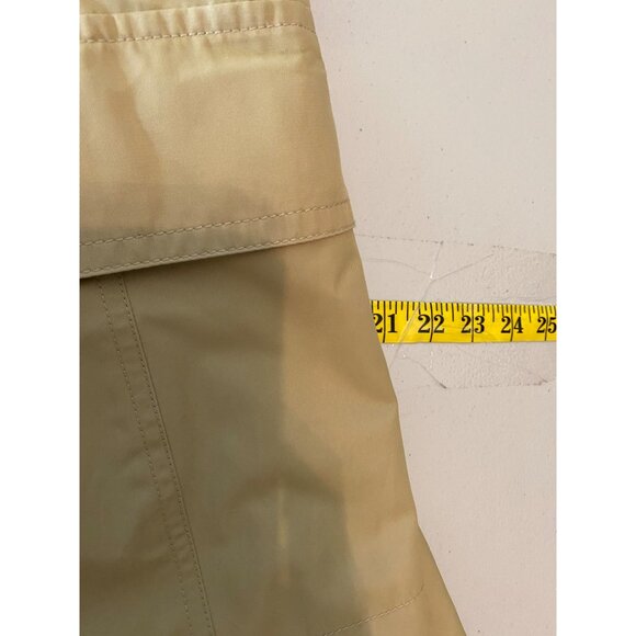 Michael Kors Trench Coat Beige Double-Breasted 39" Long Large - Picture 11 of 14